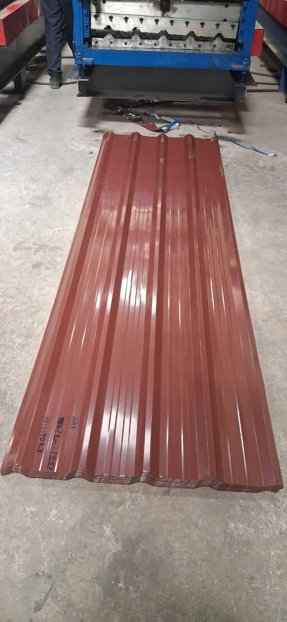Box Profile T4 Brick Red glossy finish — photo 2