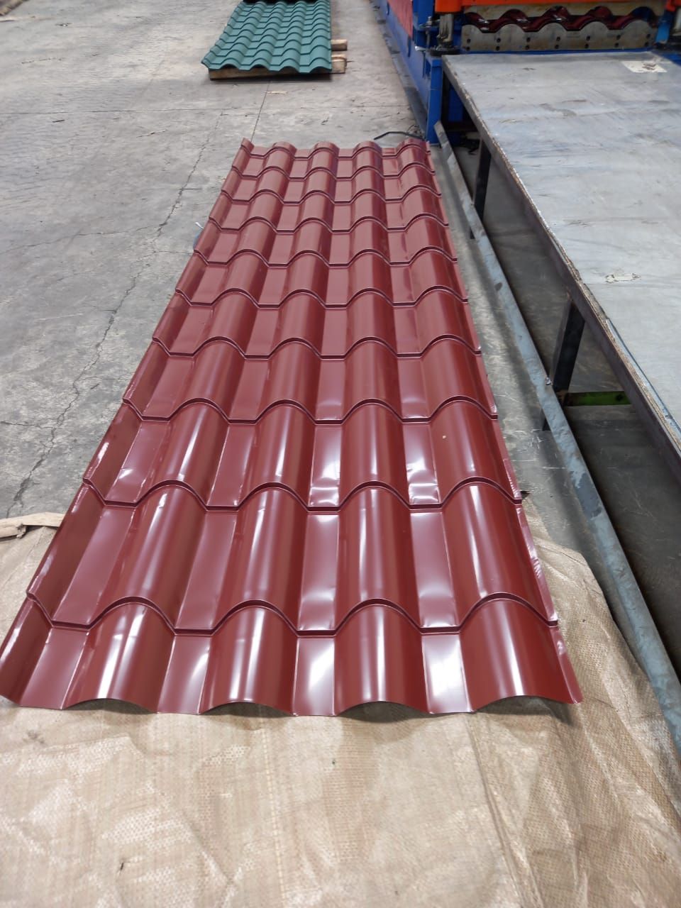 Eurotile roofing sheets — European tile profile