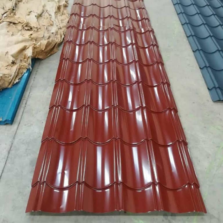 Mandarine Tile roofing sheets — Rounded tile crowns